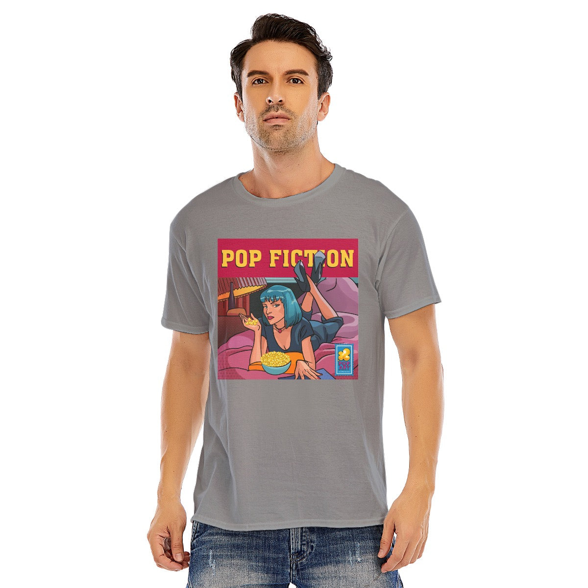 Pop Fiction Unisex Short Sleeve T-shirt | Cotton